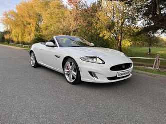 jaguar xkr 5.0 v8 supercharged convertible final edition only 34000 miiles from new