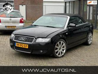 audi a4 cabriolet 2.4 v6 exclusive motor slaat niet aan — audi — marktplaats
