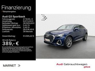audi q3 sportback 40 tdi quattro s line*navi*matrix*a