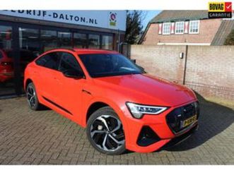 audi e-tron sportback 55 quattro s 95 kwh soh 94,3 % orange — audi — marktplaats