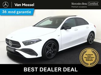mercedes-benz a-klasse - 250 e business solution amg panorama dak / memory seats / keyless / nightpakket / 360 came