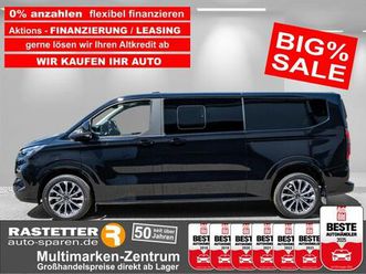 ford tourneo custom l2 titanium x 8s 5jahre+leder+19z