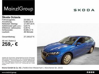 skoda octavia combi 1.5 tsi essence ahk carplay led