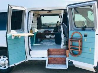 converted ford e250 surf van - new engine