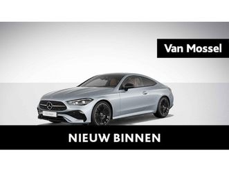 mercedes cle coupé 220 d amg line + leder + pano dak + burmester + + demo + nieuw +