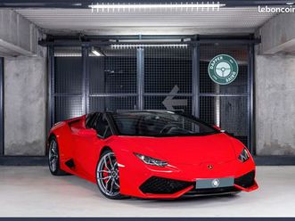 lamborghini huracan spyder - lp 610-4 - v10 atmosphérique - 610ch - 2ème main - état parfait - suivi 100% lamborghini