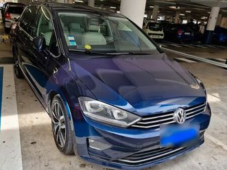 vw golf sportsvan 2.0 tdi 150 exclusive - toit pano - cuir - ct ok