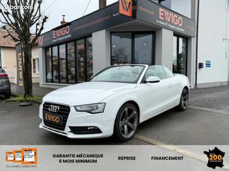 audi a5 cabriolet 2.0 tdi 175 ch avus multitronic bva / bluetooth / sieges chauffants