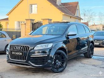 audi q7 6.0 v12 tdi 500 cv quttro pack avus/ toit pano / led / reprise possible garantie 12 mois