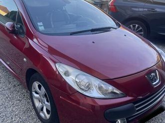 peugeot 307 cc coupé cabriolet – rouge – automatique – 156 166 km