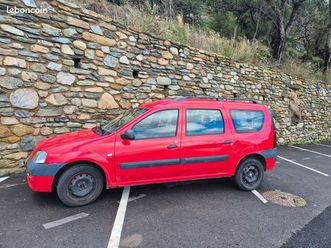 dacia logan break rouge année 2008