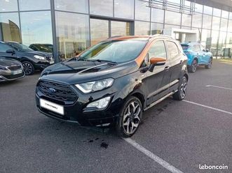 ford ecosport 1.0 ecoboost 125ch st-line noir/tiger