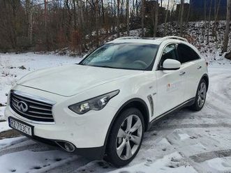 infiniti qx70 3.0d s pierwszy właściciel bezwypadkowybogata wersjahak biała niżna • olx.pl