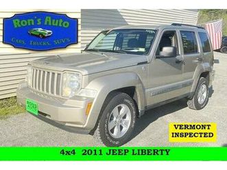2011 jeep liberty 4x4 vt inspected*vermont*ron’s auto vt