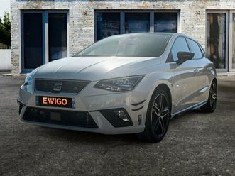 seat ibiza 1.0 tsi 115 fr sport line bvm6 sieges av chauffant-car play- toit ouvrant- excellent etat option
