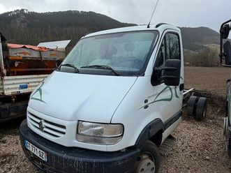 renault mascott 2004 - 2.8 diesel - châssis cabine - roulant