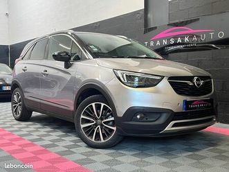 opel crossland x 1.2 turbo 130 ch bva6 design 2 eme main / entretien complet et à jour / gps / caméra de recul