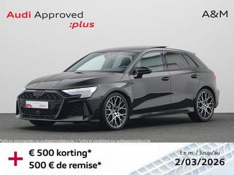 audi rs3 sportback 2,5 tfsi 400 pk s-tronic quattro - exclusive dark olive green