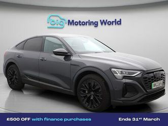 2023 audi q8 e-tron 50e black edition sportback