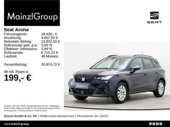 seat arona 1.0 tsi style shz acc carplay kam.