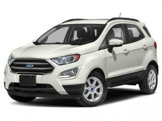 used 2021 ford ecosport se