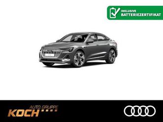 audi e-tron sportback 55 quattro s-line 2x, matrix, p