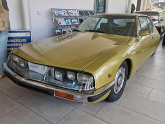 citroën sm mit ds23 vergaser-motor, neu lackiert