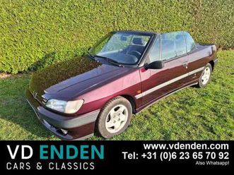 peugeot 306 cabriolet 1.8 16v cabriolet phase 1