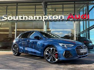 2025 (75) s3 tfsi quattro 333 black edition 5dr s tronic