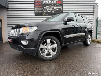 jeep grand cherokee 3.0 v6 crd 241ch overland 4x4 bva excellent état garantie 1an