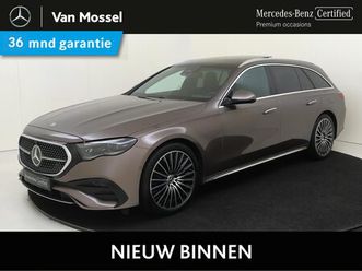 mercedes-benz e-klasse estate - 300 e amg line / panoramadak/ leder/ el. trekhaak