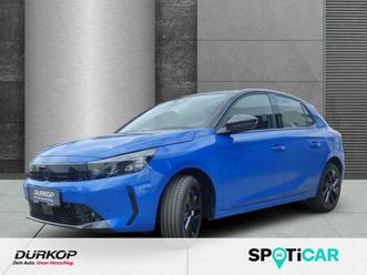 opel corsa gs turbo 8-at tech-paket 16-zoll-alu schwa