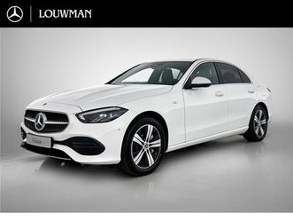 mercedes-benz c-klasse - 300 e business solution | trekhaak | donkergetint glas achter | achteruitrijcamera | smart