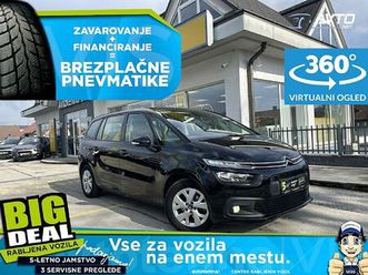 citroën c4 grand spacetourer 1.2 turbo avt + 7 sedežev + navi + 5 let jamstvo
