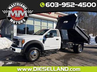2017 ford super duty f-550 drw 4x4 6.7l powerstroke diesel l-pack dump low miles