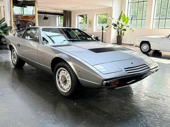 maserati khamsin (1977), absolute seltenheit, umfangreich aufbereitet, mit gutachten