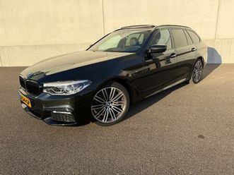 bmw 5-serie touring 530i high executive led pano acc carplay camera lane assist hud leder