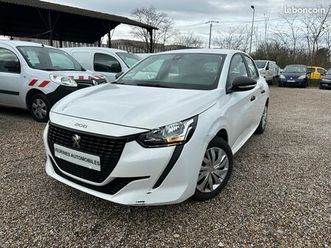 peugeot 208 1.5 bluehdi 100cv 2 places deriv-vp vasp 1ere main blanc glacier