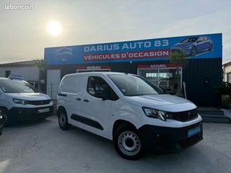 peugeot partner asphalt bluehdi 130 ch eat8 1ere main gps carplay+caemera 10/2021
