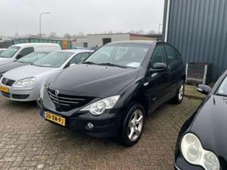 ssangyong actyon 2.3 a230 2wd 2007 zwart gas g3 1899euro — ssangyong — marktplaats