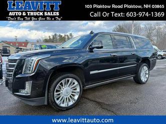 2019 cadillac escalade esv platinum 6.2l v8 1 owner loaded!