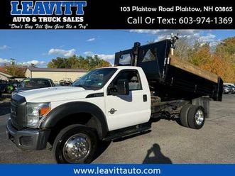 2015 ford super duty f-550 drw xlt 6.7l powerstroke diesel 4x4 dump bo