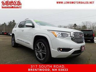 2019 gmc acadia awd all wheel drive denali fully loaded super clean su