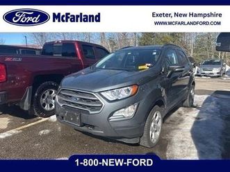 used 2021 ford ecosport se