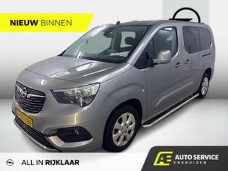 opel combo tour 1.2 turbo l2h1 edition 7p. onderweg | nl-auto | unieke km stand | geheel rijklaar incl. garantie! | als nieuw | 7 persoons | carplay | side bars