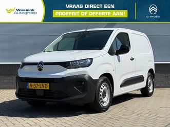 citroen berlingo van ev 50 kwh 136pk club | navigatie | krik | parkeersensoren | parkeercamera | trekhaakvoorbereiding