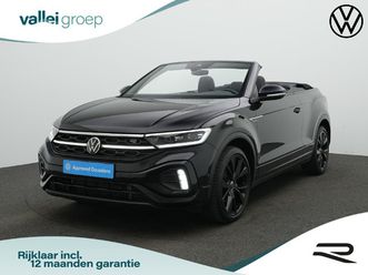 volkswagen t-roc cabrio 1.5 tsi 150 pk dsg r-line | iq light | achteruitrijcamera | stuur/stoelverwarming | sportonderstel |