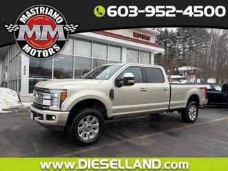 2017 ford super duty f-250 f250 f 250 srw 4x4 crew cab 8ft bed loaded platinum 6