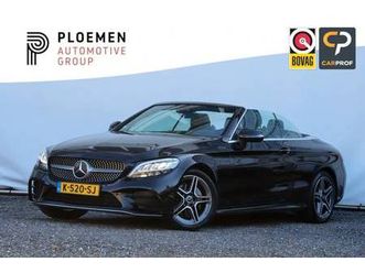 mercedes-benz c-klasse cabrio amg line - 183 pk **airscarf / leer / camera