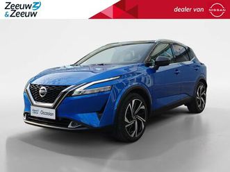 nissan qashqai 1.3 mhev xtronic tekna plus dealer onderhouden | full options | 360 camera | massage stoel | addaptive cruise |